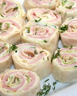 Лаваш с ветчиной