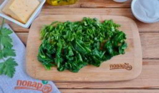 лаваш с яйцом и шпинатом