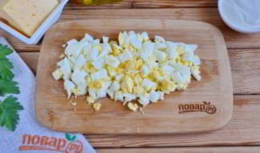 лаваш с яйцом и шпинатом