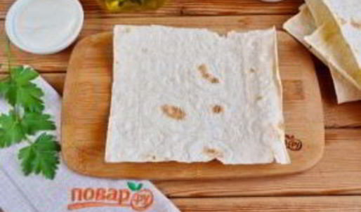 лаваш с яйцом и шпинатом