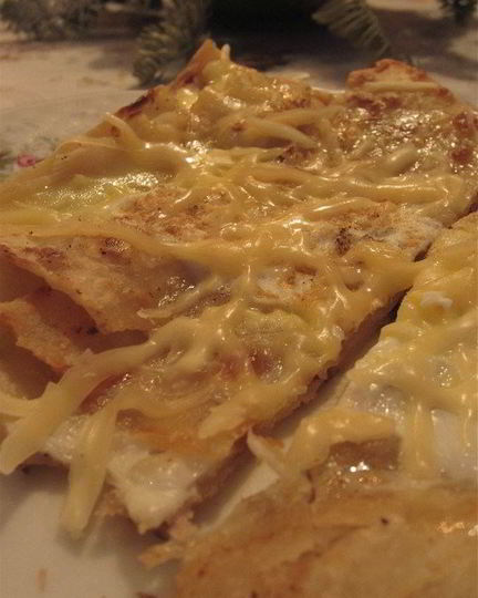 Рецепт лаваша с яйцом и сыром