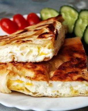 Лаваш с яйцом