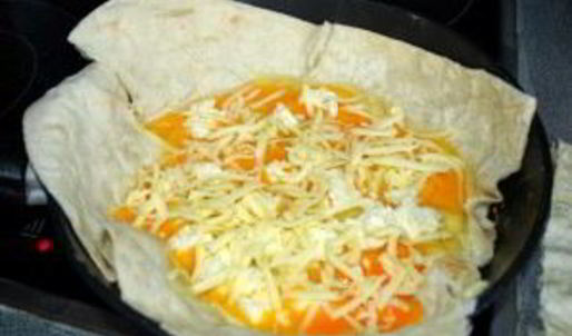 лаваш с яйцом