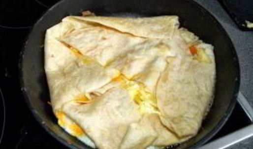 лаваш с яйцом