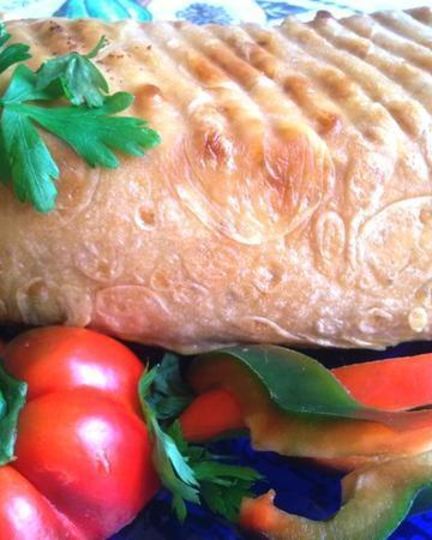 Рецепт мясной кекс в лаваше