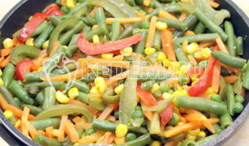 овощи в лаваше