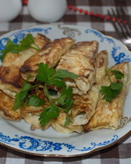 Рецепт палочек из лаваша с начинкой