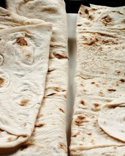 Рецепт постного лаваша