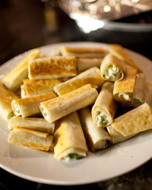 Рулетики из лаваша с сыром