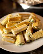 Рулетики из лаваша с сыром