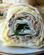 Рыбный рулет из лаваша