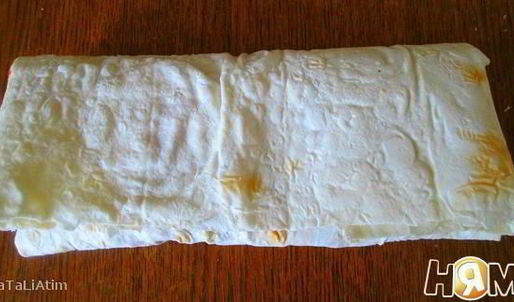 сытный завтрак в лаваше