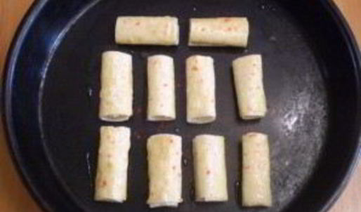 трубочки из лаваша, запеченные в духовке