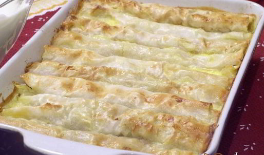 трубочки с мясной начинкой лавашони