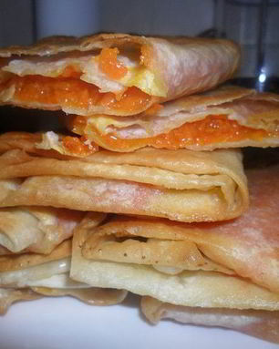 Тыква в лаваше