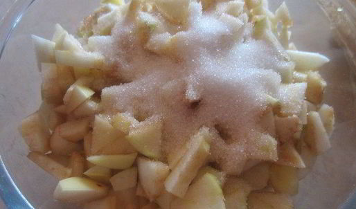 яблоки в лаваше