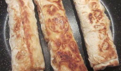 яблоки в лаваше