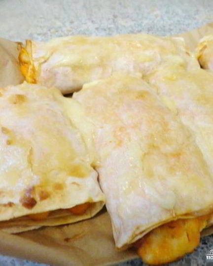 Рецепт закуски к пиву из лаваша