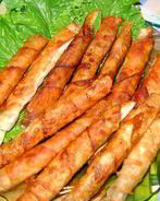 Жареный лаваш с сыром