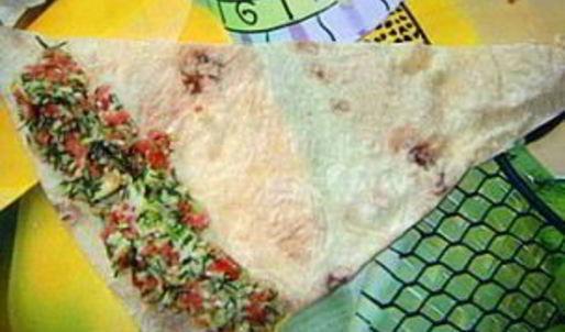 жареный лаваш с сыром