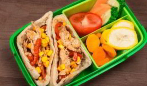 домашняя пита с курицей