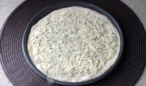 фокачча с сырами разных сортов