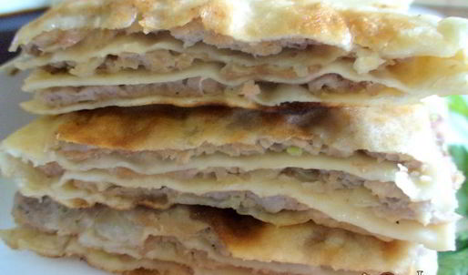 китайские лепешки со свининой жоубин