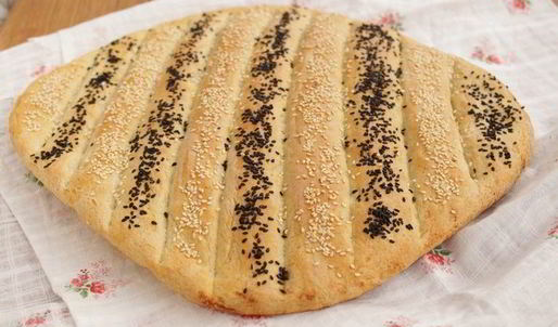 лепешка полосатая