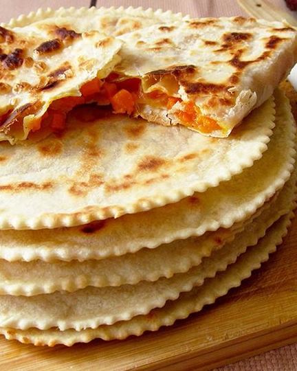 Рецепт лепешки с тыквой