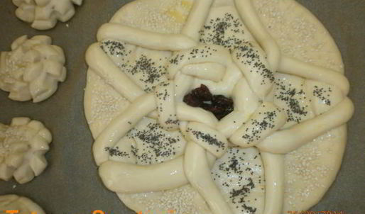 лепешка цветок