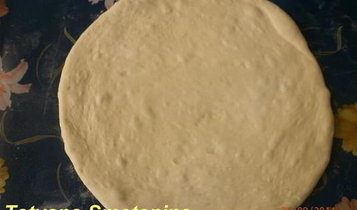 лепешка цветок