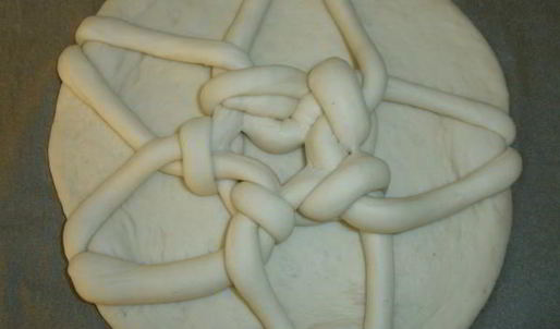 лепешка цветок