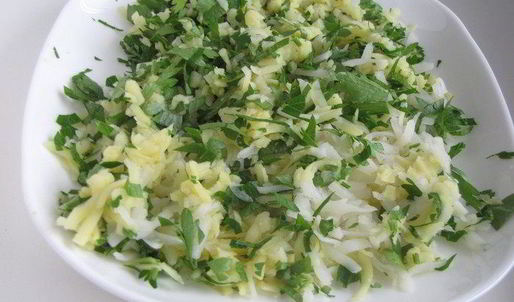 лепешки гезлеме с мясом и картошкой