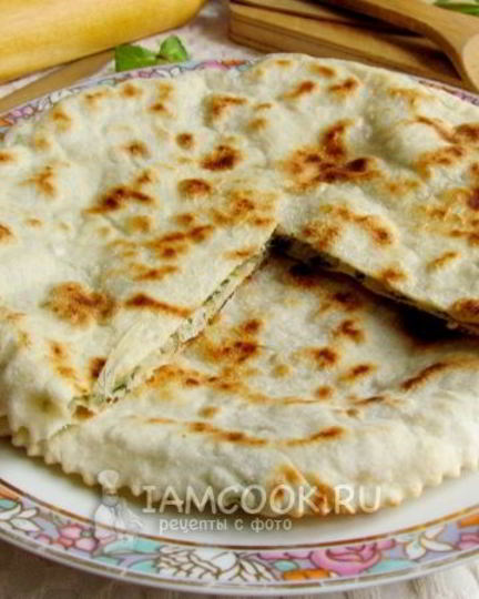 Рецепт лепешек с брынзой и зеленью