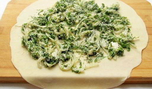 лепешки с брынзой и зеленью