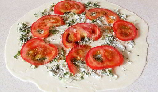 лепешки с брынзой и зеленью