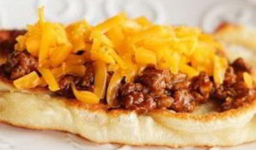 лепешки с говяжьим фаршем и сыром