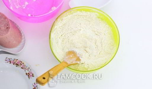 лепешки с сыром и ветчиной на сковороде