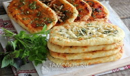 лепешки с сыром в духовке