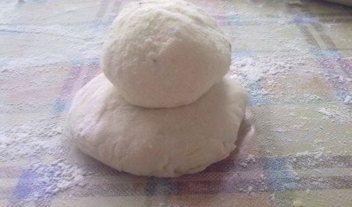 лепешки с творогом, адыгейским сыром и картофелем