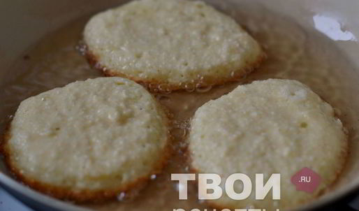 лепешки с творогом