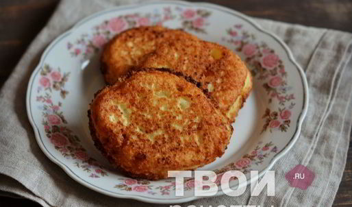 лепешки с творогом