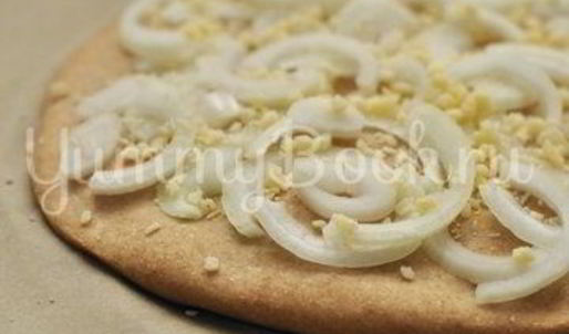 луковая фокачча с сыром