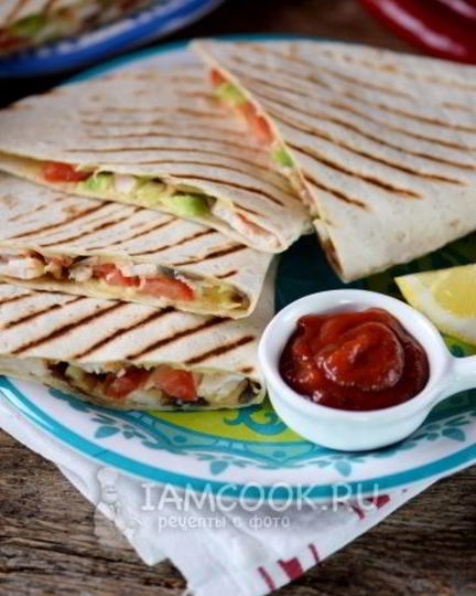 Рецепт мексиканской лепешки тортилья с начинкой