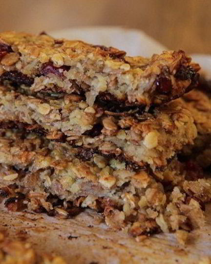 Рецепт овсяных лепешек с бананами и клюквой