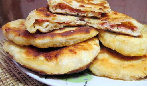 сырные лепешки за 5 минут