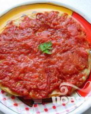 Томатная лепешка