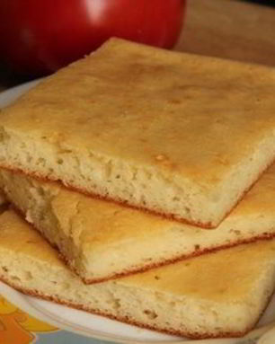 Творожная лепешка из рисовой муки без глютена