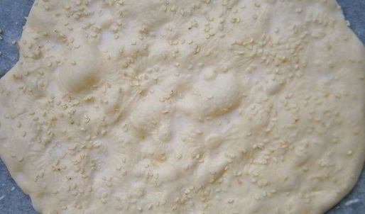 восточная лепешка с базиликовым медом