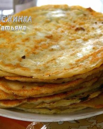 Рецепт заварных лепешек с сыром и зеленью